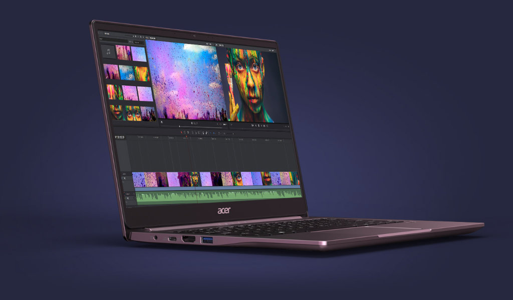 Acer Swift 3 ноутбук для комфортной, длительной работы в различных условиях.